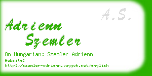 adrienn szemler business card